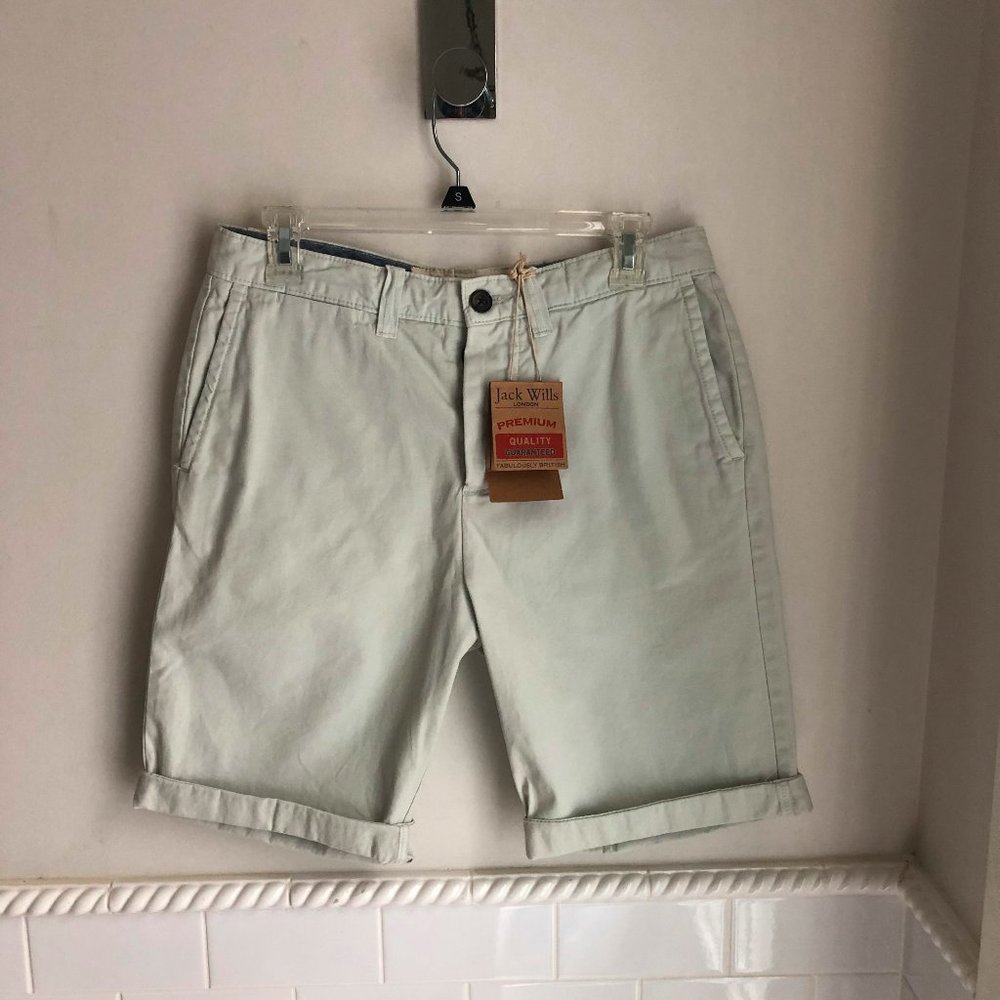 Jack Wills Widmore Chino Shorts New Off white